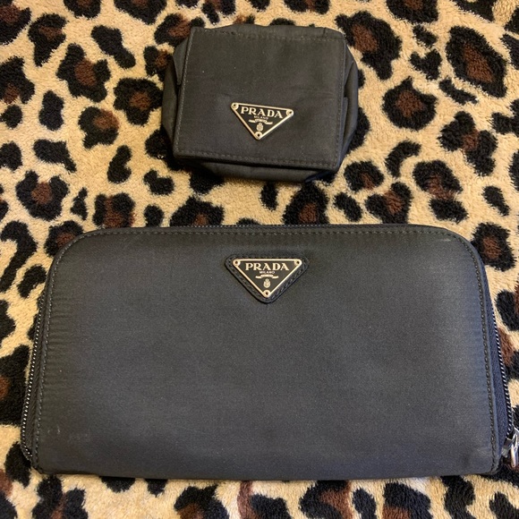Prada Handbags - Prada wallet and pouch